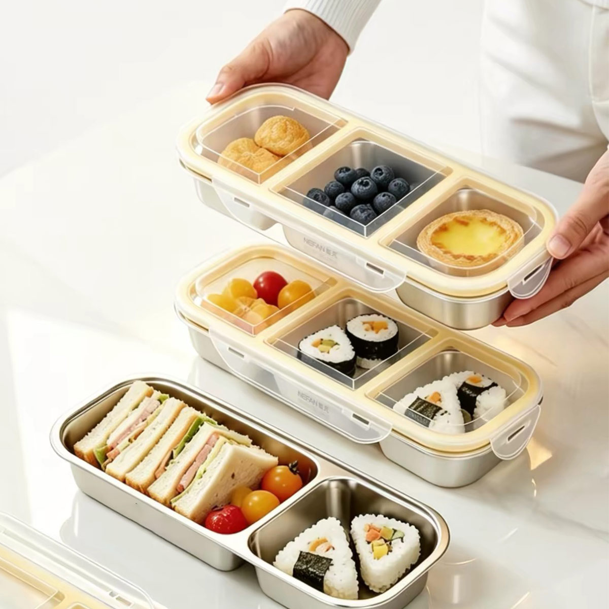 Food Storage Order - حاوية تخزين طعام من الفولاذ المقاوم