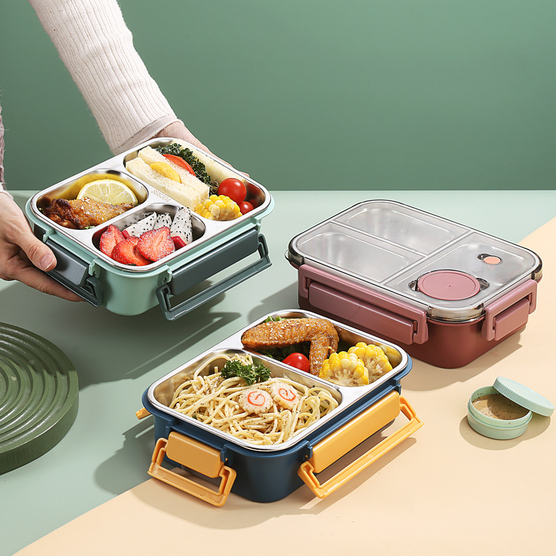 Food Storage Thermos - صناديق غداء بـ 2/3 أقسام للأطفال