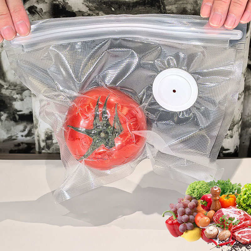 Food Storage Zipper Bags - نسخة محسنة من مجموعة أكياس تخزين