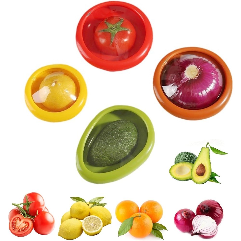 Food Storage Containers Set - مجموعة حاويات تخزين الفواكه والخضروات المصنوعة