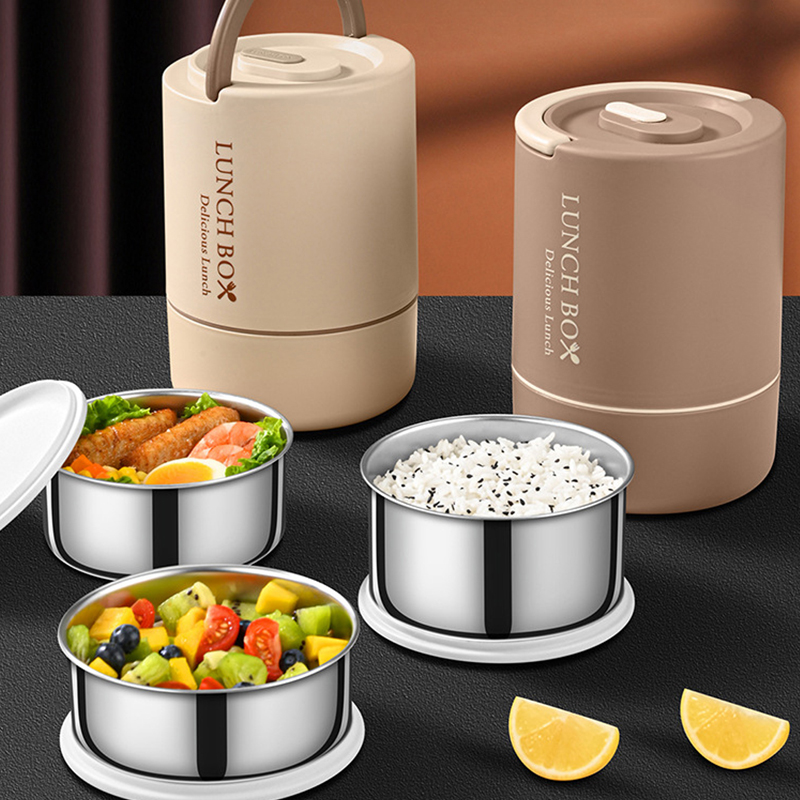 Food Storage Thermos - مجموعة من 4 حاويات غداء محمولة