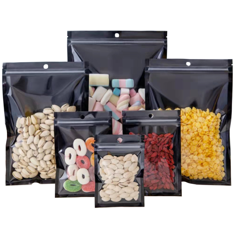 Ziploc Food Storage - 100 قطعة واضح أسود سحاب من