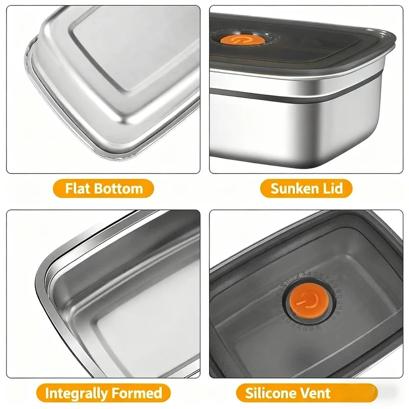 صندوق طعام كبير السعة من الفول - مراجعة Food Storage Box Large وسعره