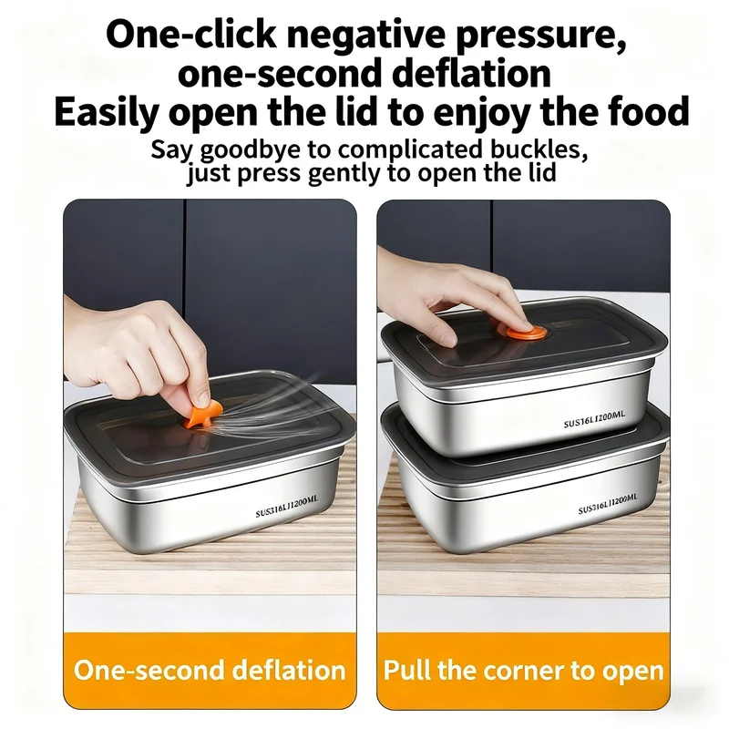 صندوق طعام كبير السعة من الفول - مراجعة Food Storage Box Large وسعره