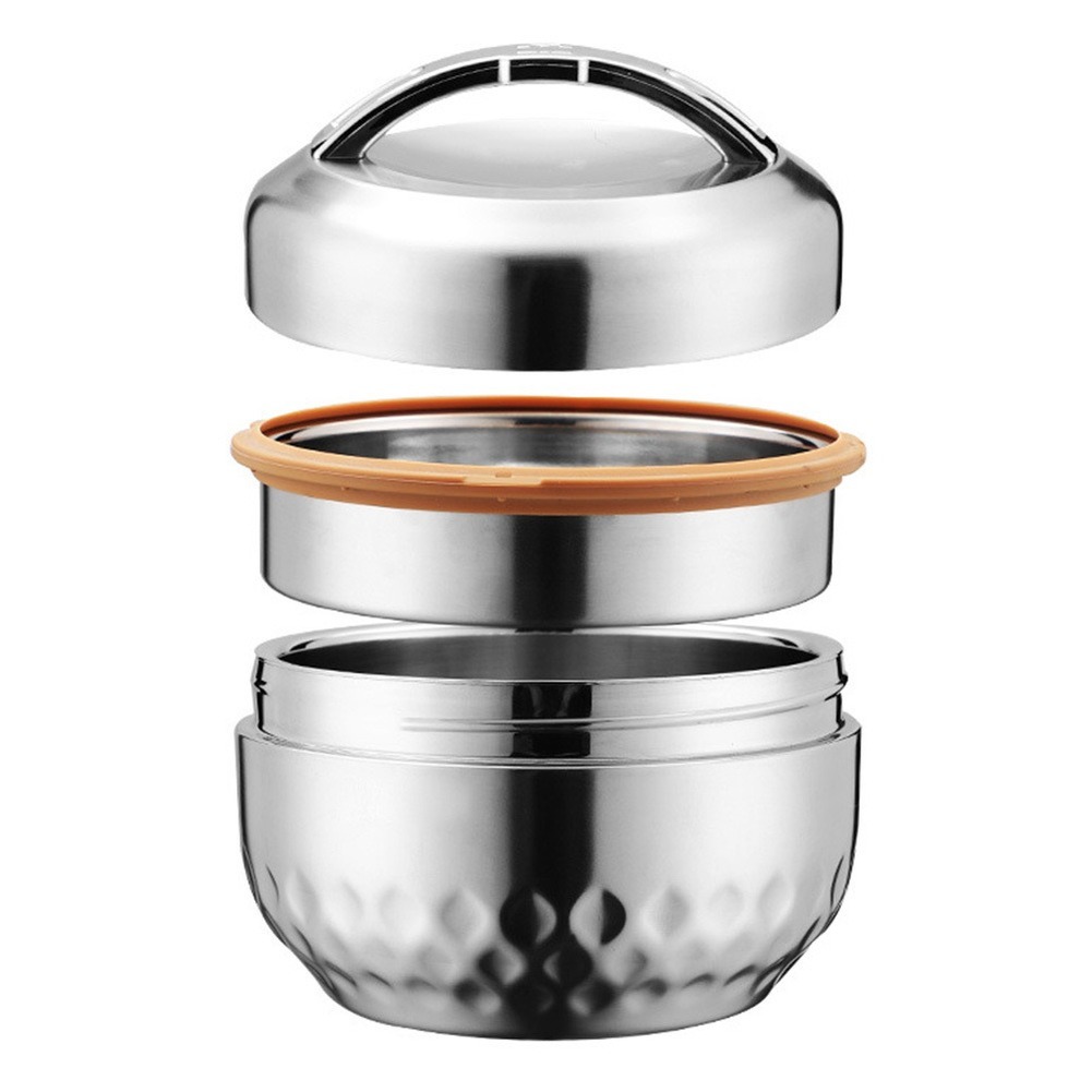 طبقة مزدوجة إبقاء الترمس علب ا - مراجعة Food Storage Thermos وسعره