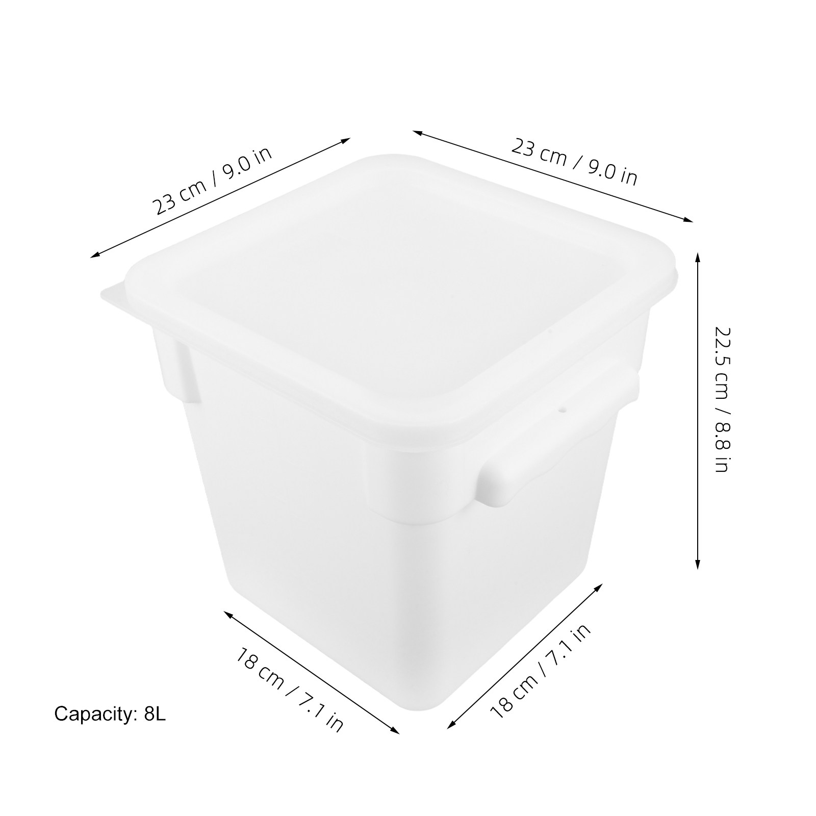 حاوية تخزين طعام بلاستيكية مرب - مراجعة Food Storage Plastic Container وسعره