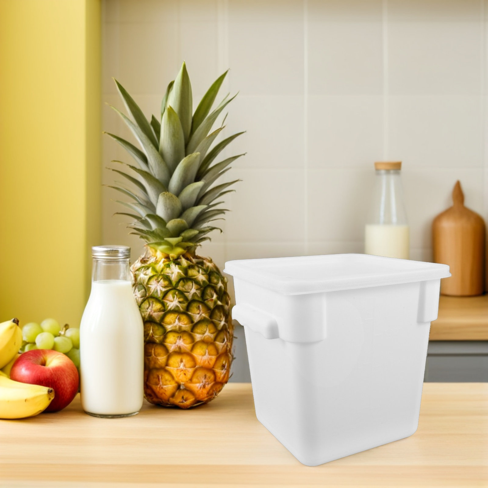 حاوية تخزين طعام بلاستيكية مرب - مراجعة Food Storage Plastic Container وسعره