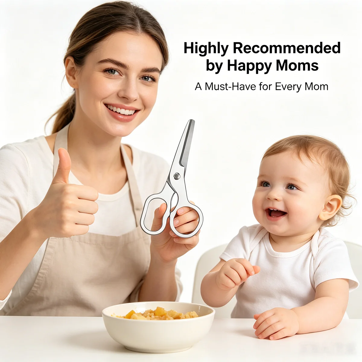 مقص طعام الأطفال بتصميم قابل ل - مراجعة Food Storage Food Safety وسعره