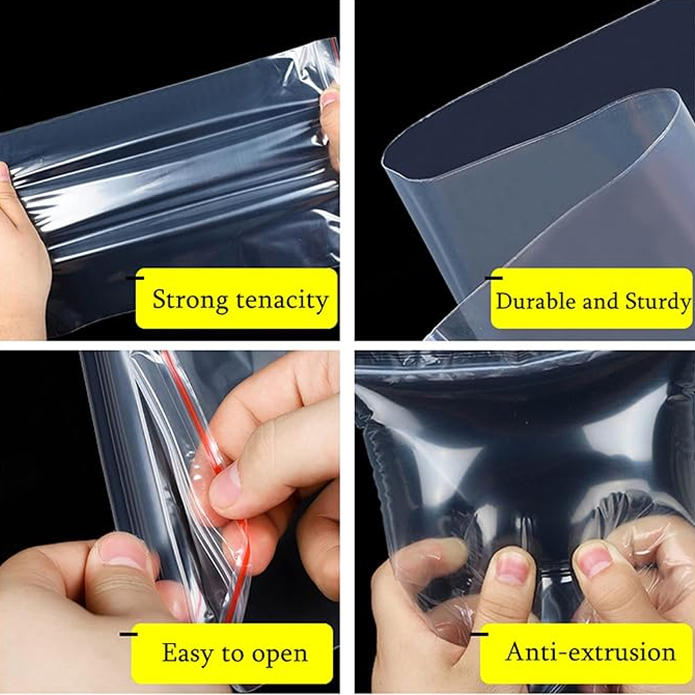 100-1000 قطعة أكياس بلاستيكية  - مراجعة Ziploc Food Storage وسعره