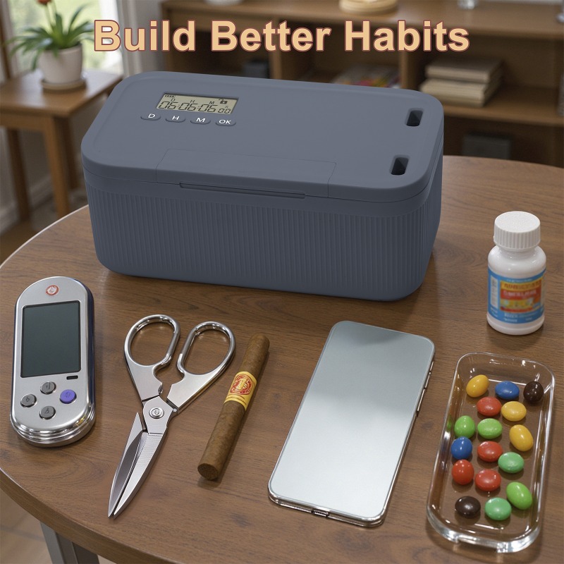 اقفال الصناديق مع مؤقت الهاتف  - مراجعة Food Storage Food Safety وسعره