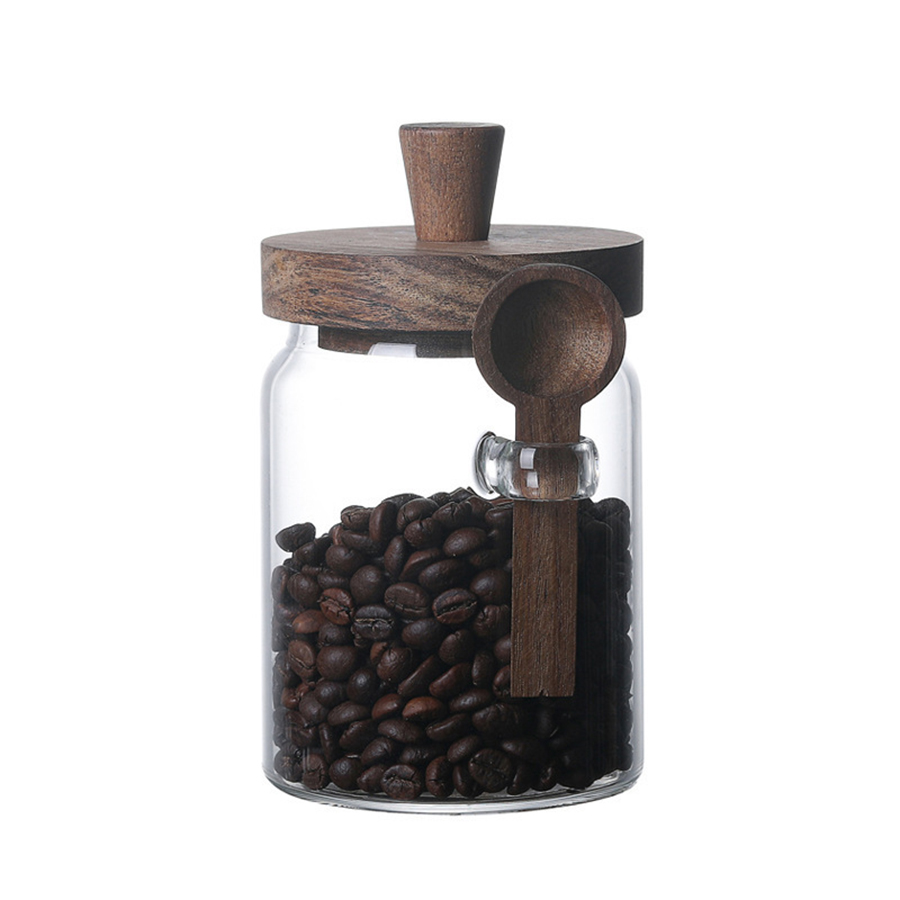 حاويات تخزين المواد الغذائية ا - مراجعة Food Storage Jars With Wooden Lids وسعره