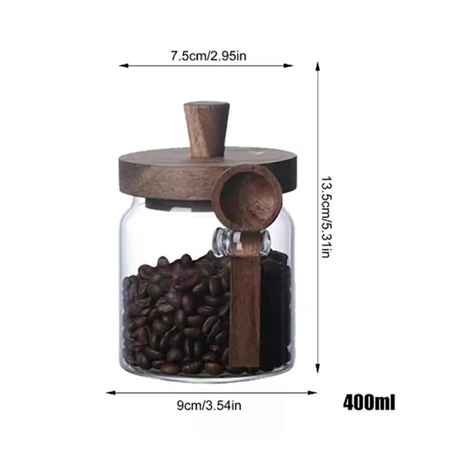 حاويات تخزين المواد الغذائية ا - مراجعة Food Storage Jars With Wooden Lids وسعره