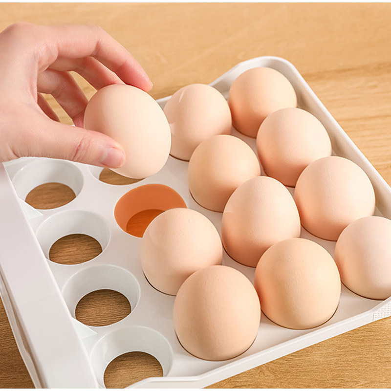 صندوق تخزين البيض ذو الطبقتين  - مراجعة Food Storage Box Large وسعره