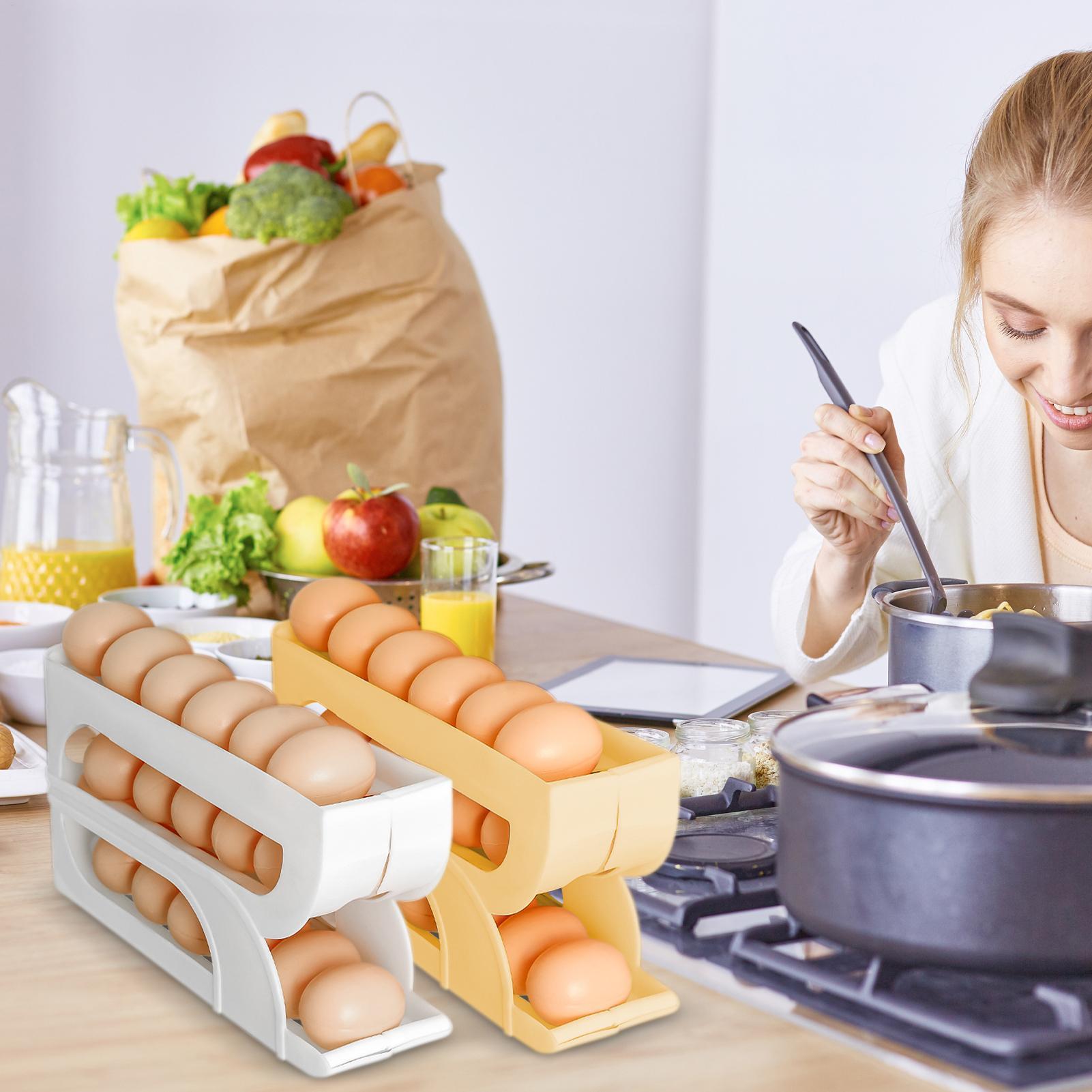 حامل بيض أوتوماتيكي جديد للمطب - مراجعة Food Storage Box Large وسعره