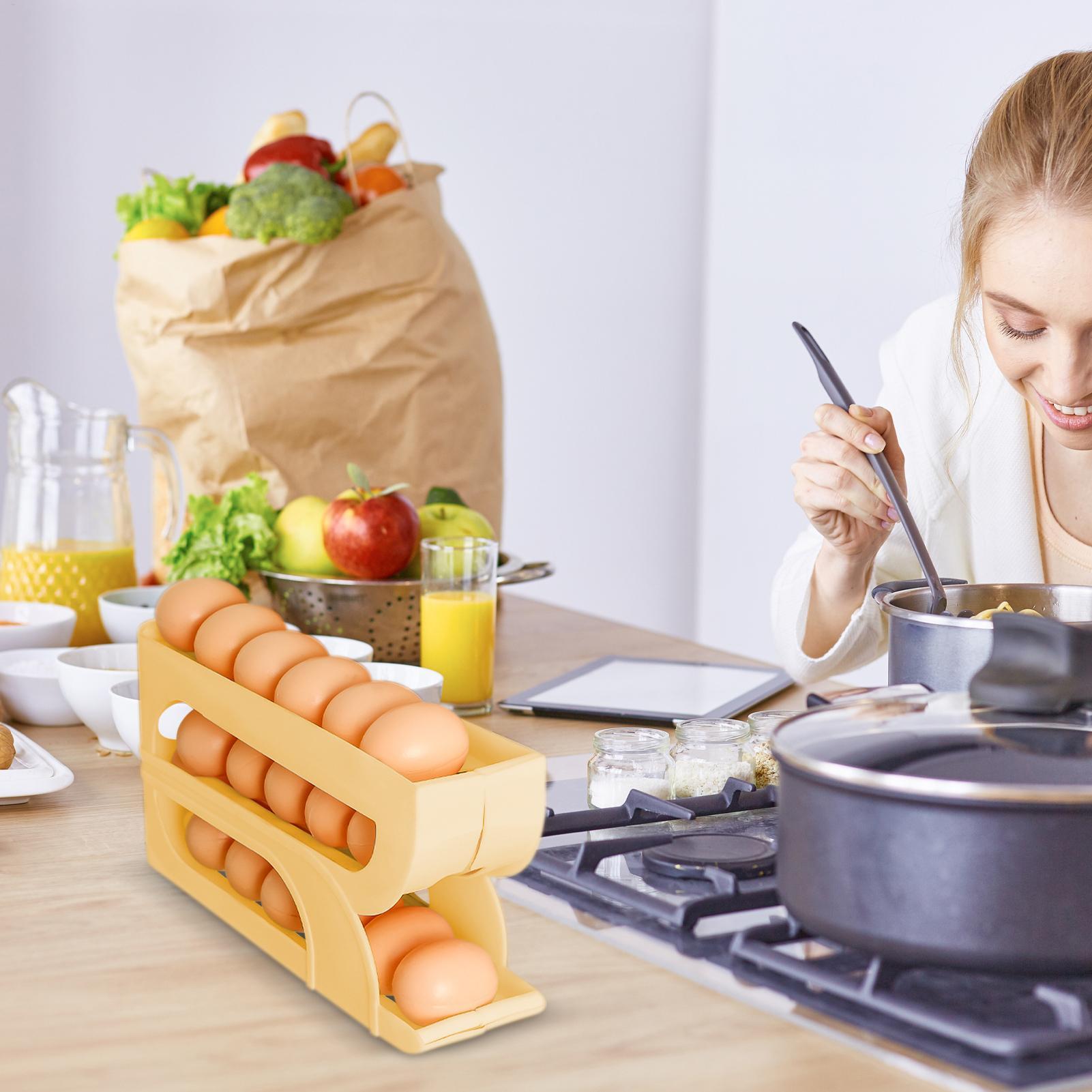حامل بيض أوتوماتيكي جديد للمطب - مراجعة Food Storage Box Large وسعره