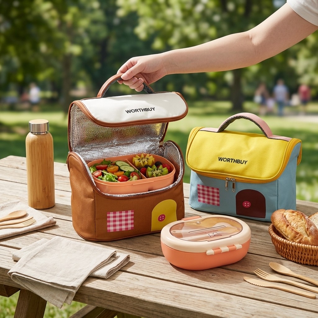 حقيبة غداء حرارية من أكسفورد ب - مراجعة Food Storage Zipper Bags وسعره