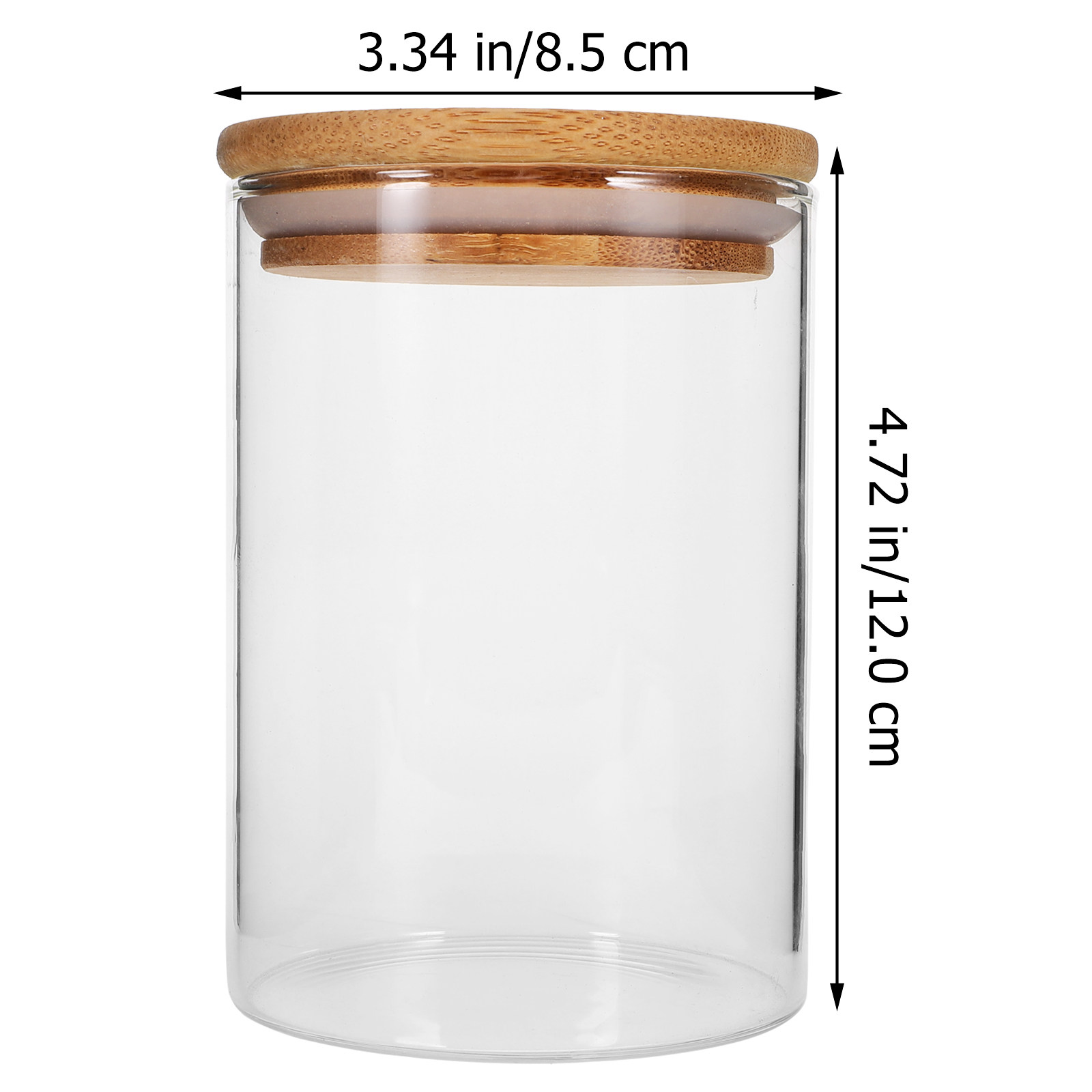 3 قطع من أوعية التخزين الزجاجي - مراجعة Food Storage Jars With Wooden Lids وسعره