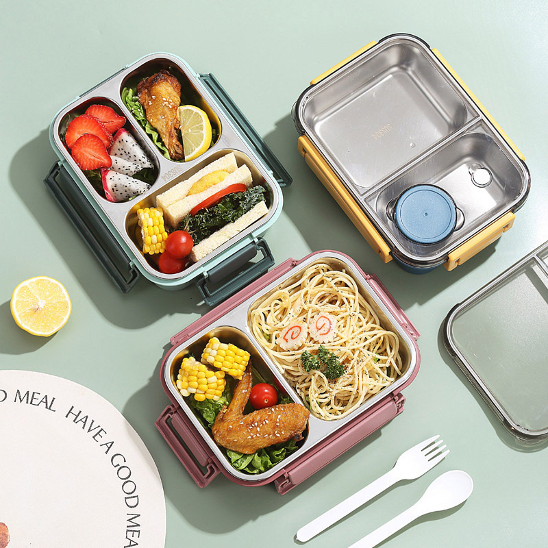 صناديق غداء بـ 2/3 أقسام للأطف - مراجعة Food Storage Thermos وسعره