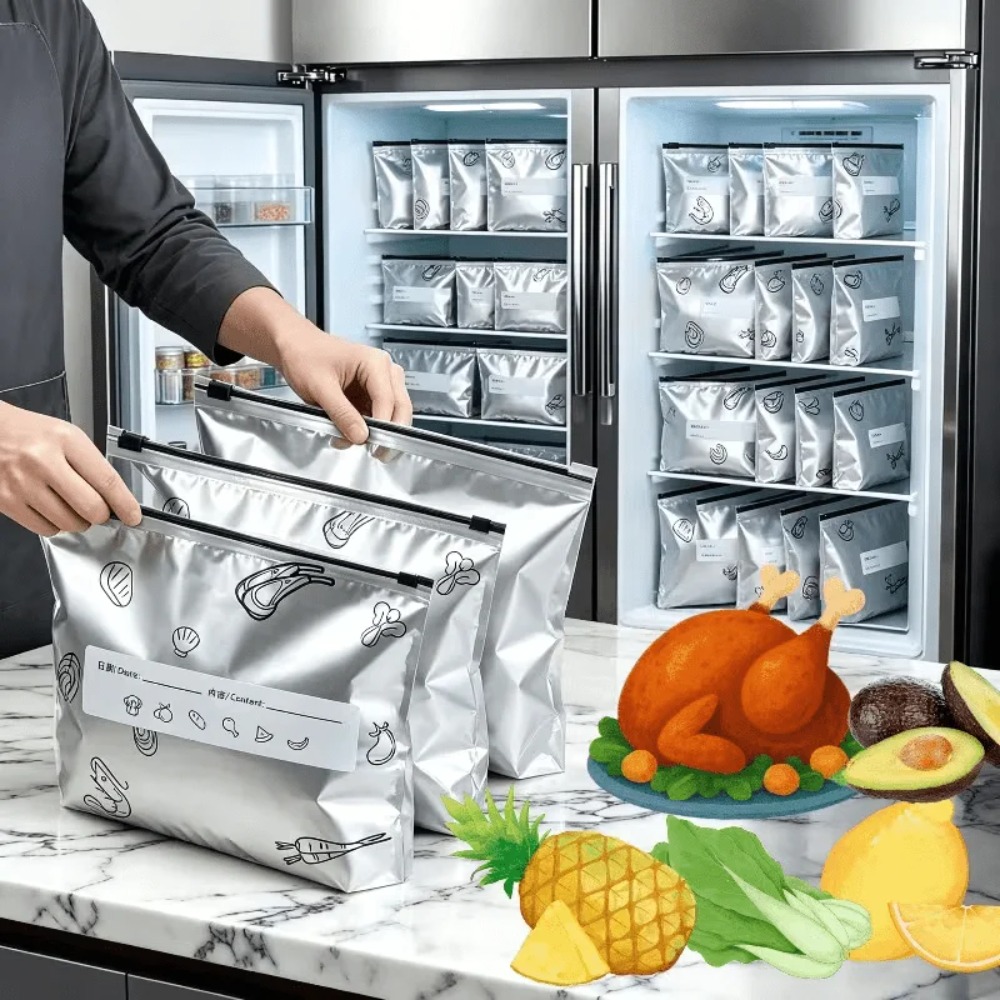 35 قطعة من أكياس تخزين الطعام  - مراجعة Food Storage Zipper Bags وسعره