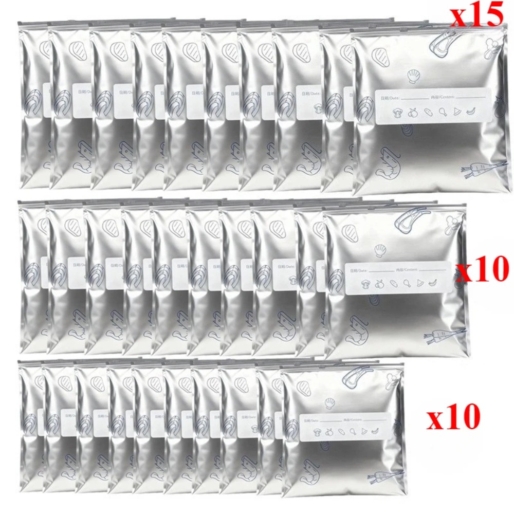 35 قطعة من أكياس تخزين الطعام  - مراجعة Food Storage Zipper Bags وسعره