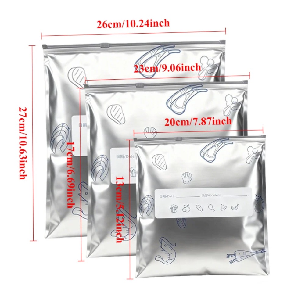 35 قطعة من أكياس تخزين الطعام  - مراجعة Food Storage Zipper Bags وسعره