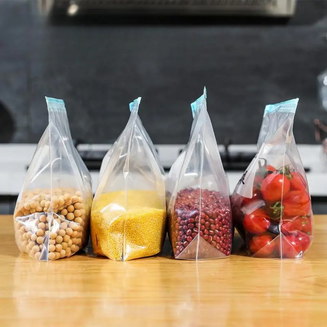 60 قطعة من أكياس الحفظ القابلة - مراجعة Food Storage Zipper Bags وسعره