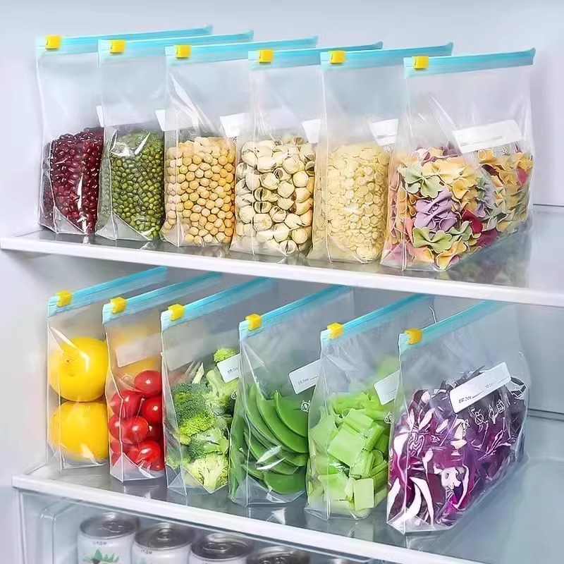 أكياس تخزين الطعام بقفل بسحاب، - مراجعة Ziploc Food Storage وسعره