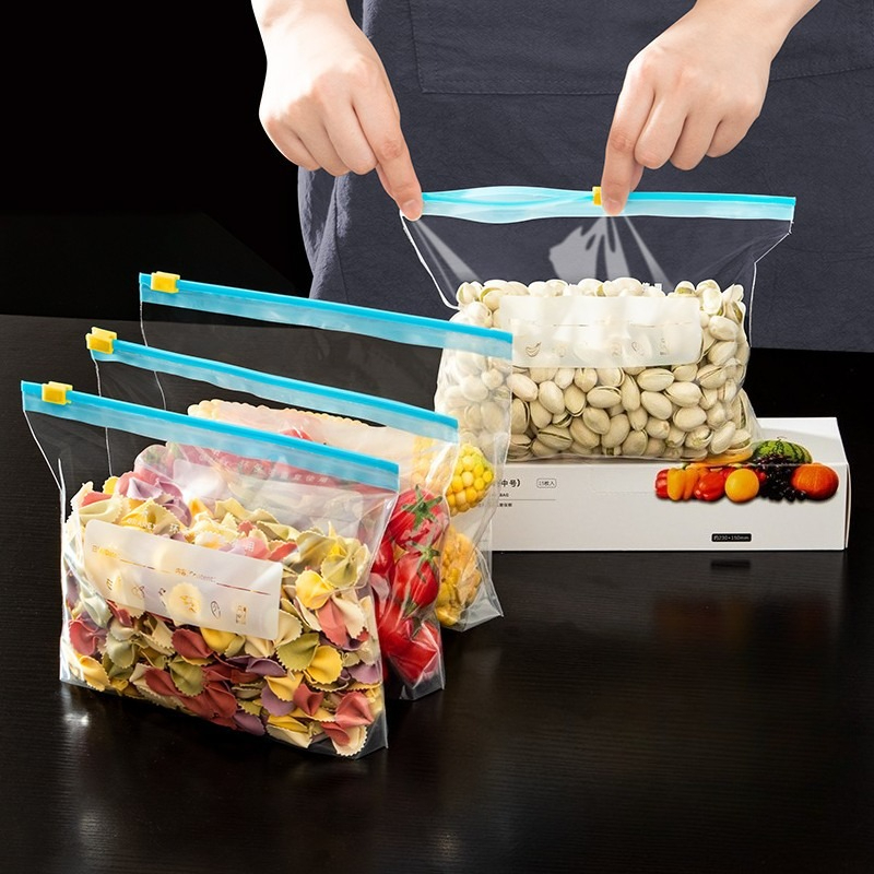 أكياس تخزين الطعام بقفل بسحاب، - مراجعة Ziploc Food Storage وسعره