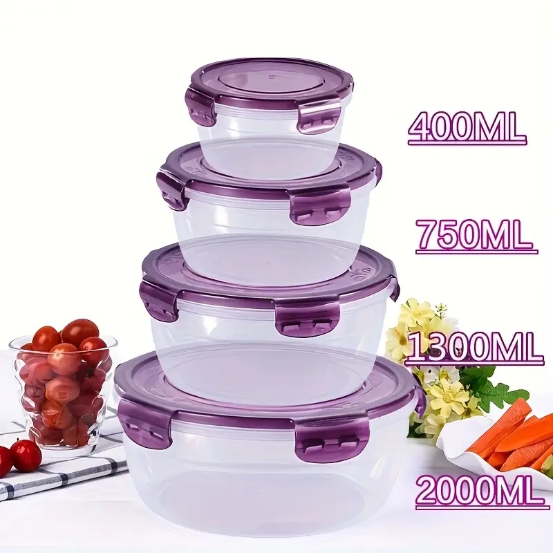4 حاويات بلاستيكية لتخزين الطع - مراجعة Food Storage Order وسعره