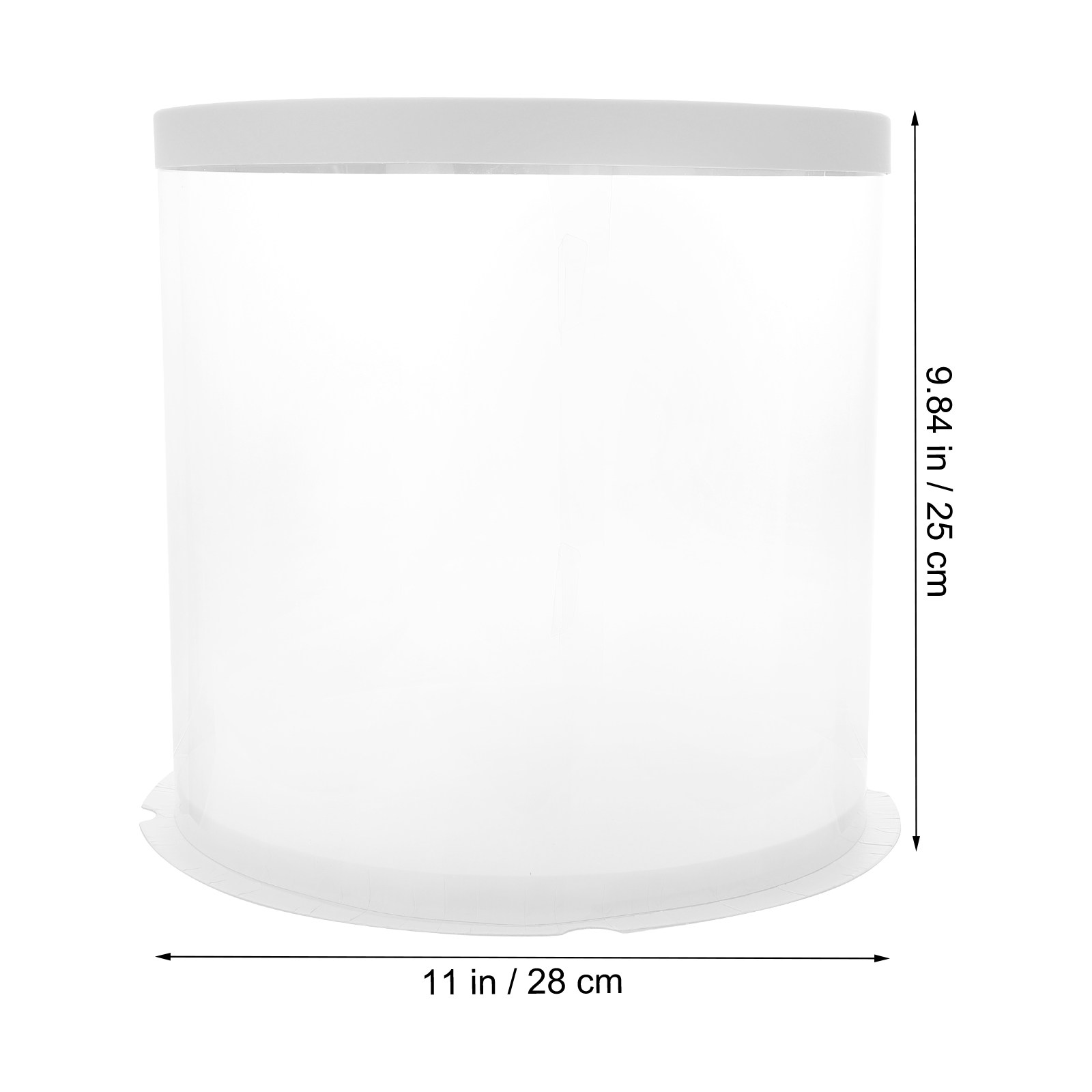 علبة كيك دائرية شفافة خفيفة ال - مراجعة Food Storage Plastic Container وسعره