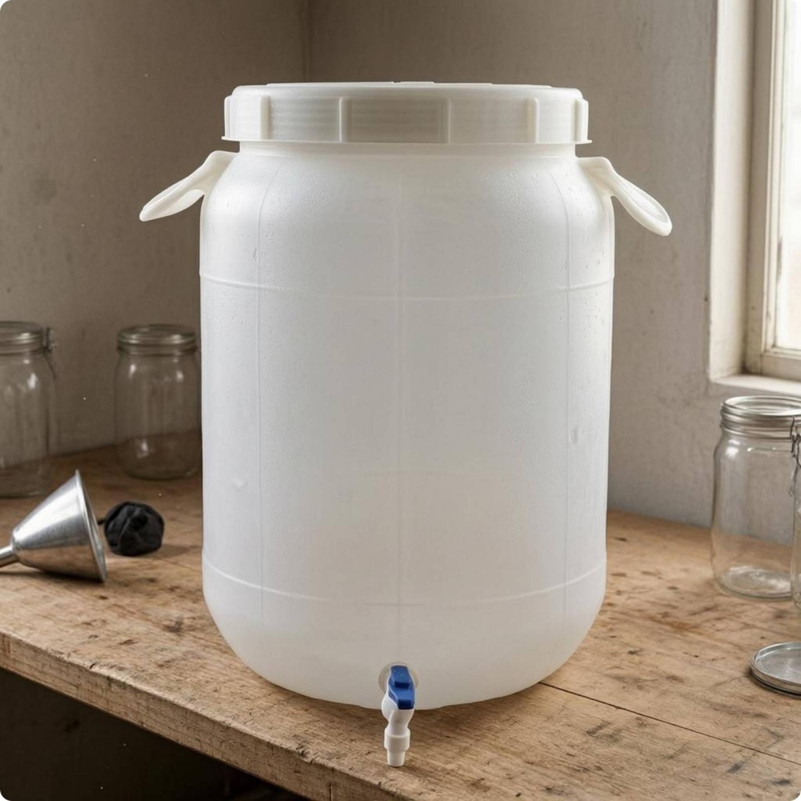 برميل تخزين بلاستيكي متين وسمي - مراجعة Food Storage Plastic Container وسعره