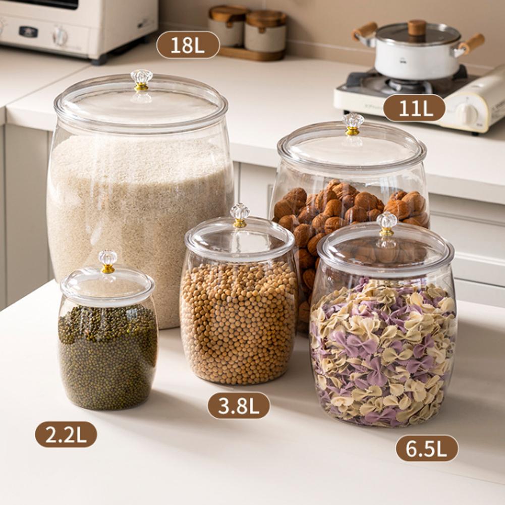 وعاء بلاستيكي شفاف كبير محكم ا - مراجعة Food Storage Plastic Container وسعره