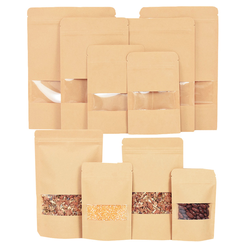 20/50 قطعة كرافت ورقة أكياس قف - مراجعة Ziploc Food Storage وسعره