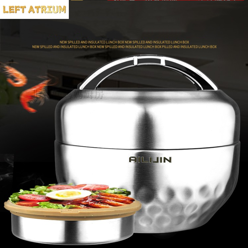 صندوق غداء مزدوج الطبقات لحفظ  - مراجعة Food Storage Thermos وسعره