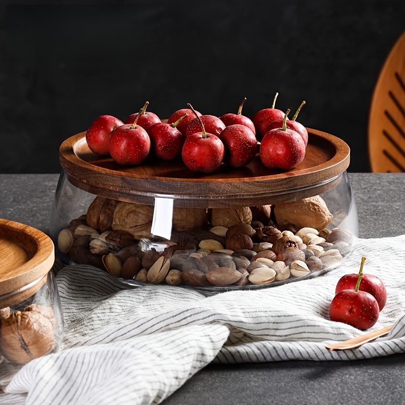 أوعية زجاجية بأغطية خشبية – حا - مراجعة Food Storage Jars With Wooden Lids وسعره