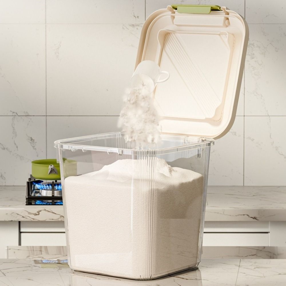 صندوق تخزين الأرز المضاد للحشر - مراجعة Food Storage Box Large وسعره