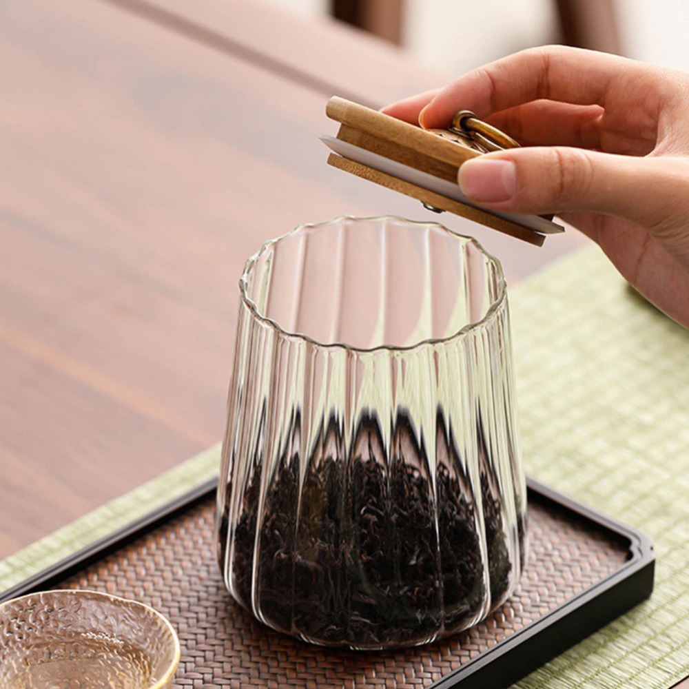 حاوية الطعام زجاجات تخزين المط - مراجعة Food Storage Jars With Wooden Lids وسعره