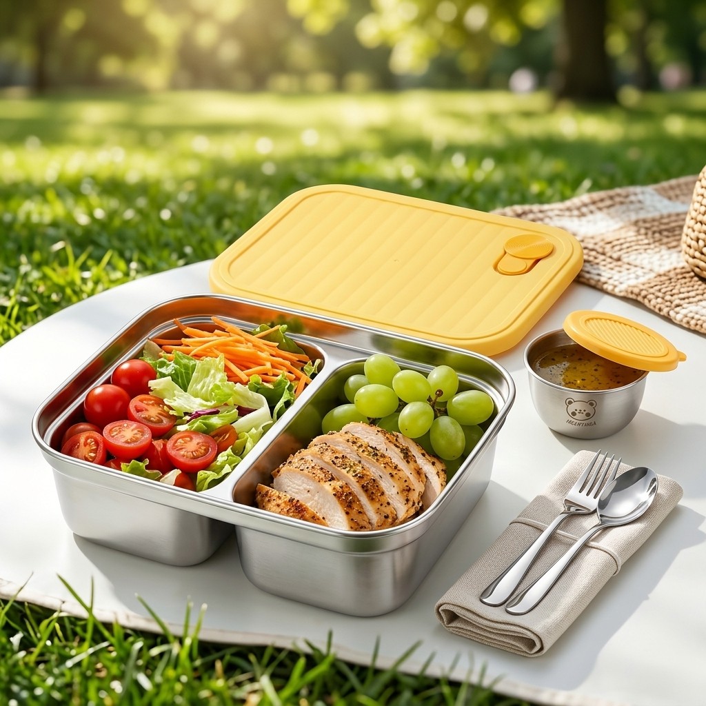 حاوية طعام من الفولاذ المقاوم  - مراجعة Food Storage Thermos وسعره