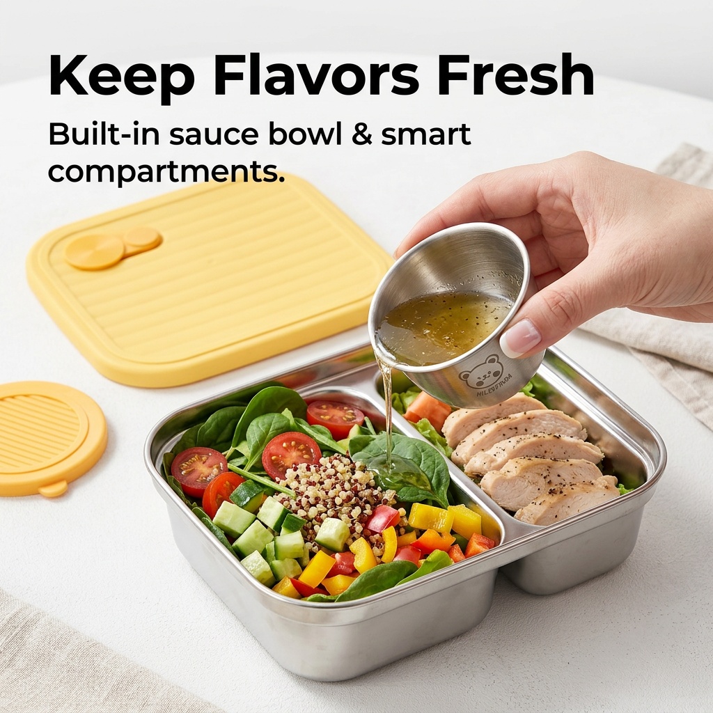 حاوية طعام من الفولاذ المقاوم  - مراجعة Food Storage Thermos وسعره