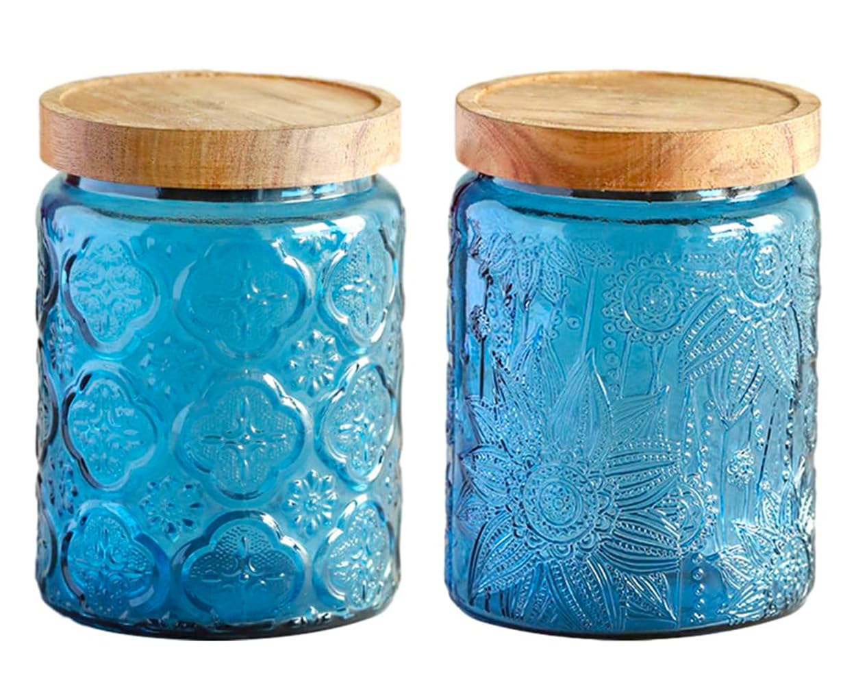 برطمان تخزين زجاجي بغطاء خشبي  - مراجعة Food Storage In Pantry وسعره