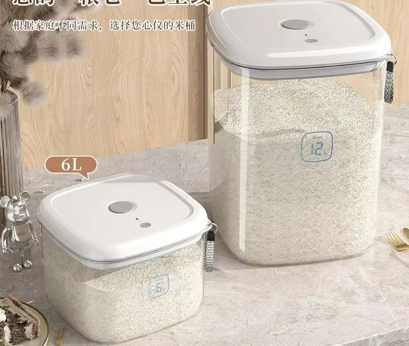 وعاء تخزين الأرز المفرغ الهواء - مراجعة Food Storage Box Large وسعره