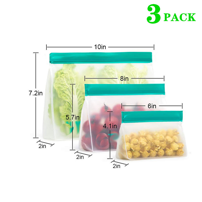 حقيبة تخزين طعام قابلة لإعادة  - مراجعة Food Storage Zipper Bags وسعره