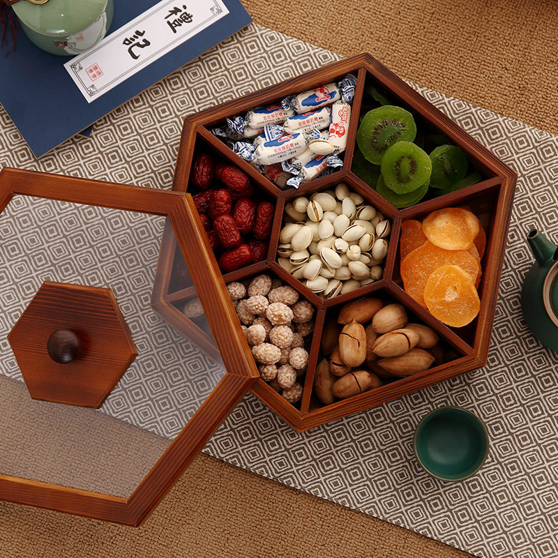 جديد الخشب الحلوى البسكويت صند - مراجعة Food Storage Jars With Wooden Lids وسعره